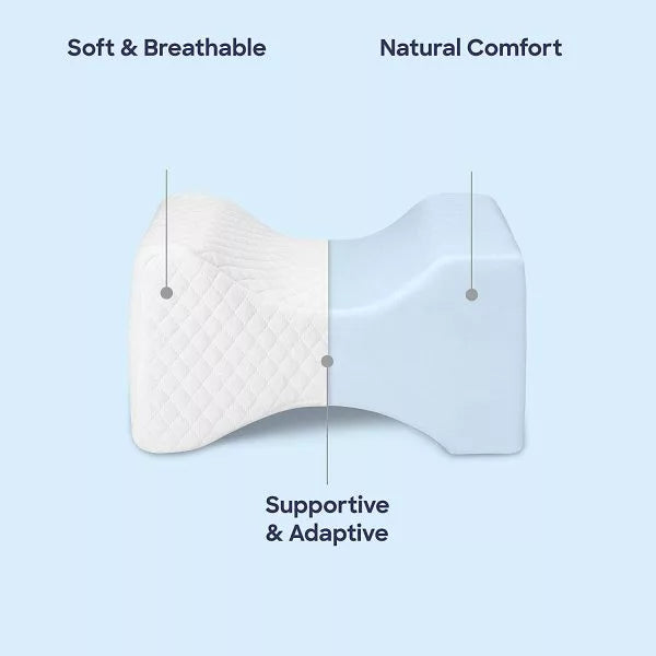 SMOVO™ Memory Foam Kniekissen – Ergonomische Unterstützung für Rücken, Hüfte & Beine