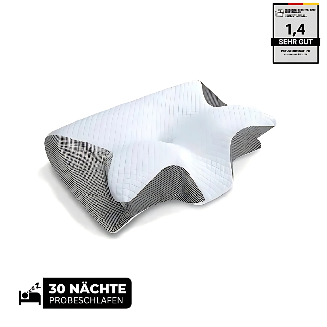 SMOVO™ Nackenkissen | Schlafkissen mit Nackenunterstützung | Kissen gegen Nackenschmerzen