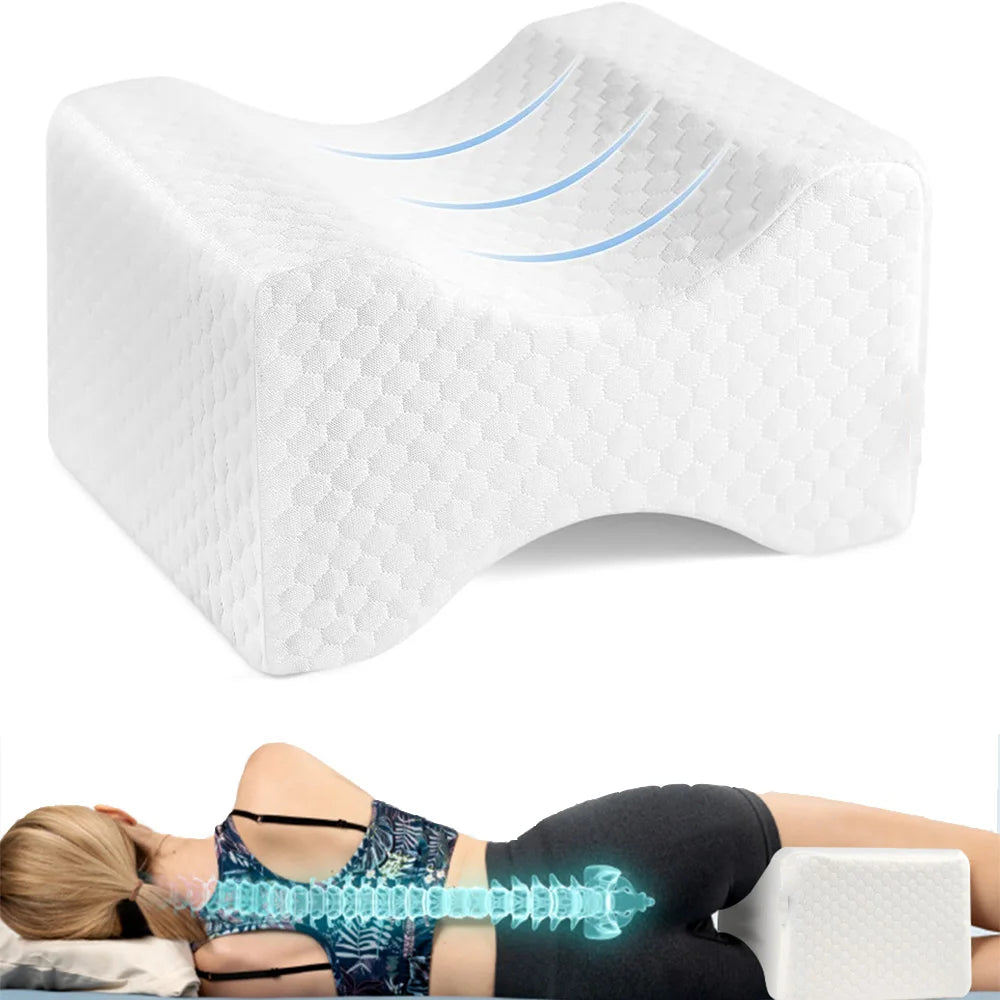 SMOVO™ Memory Foam Kniekissen – Ergonomische Unterstützung für Rücken, Hüfte & Beine