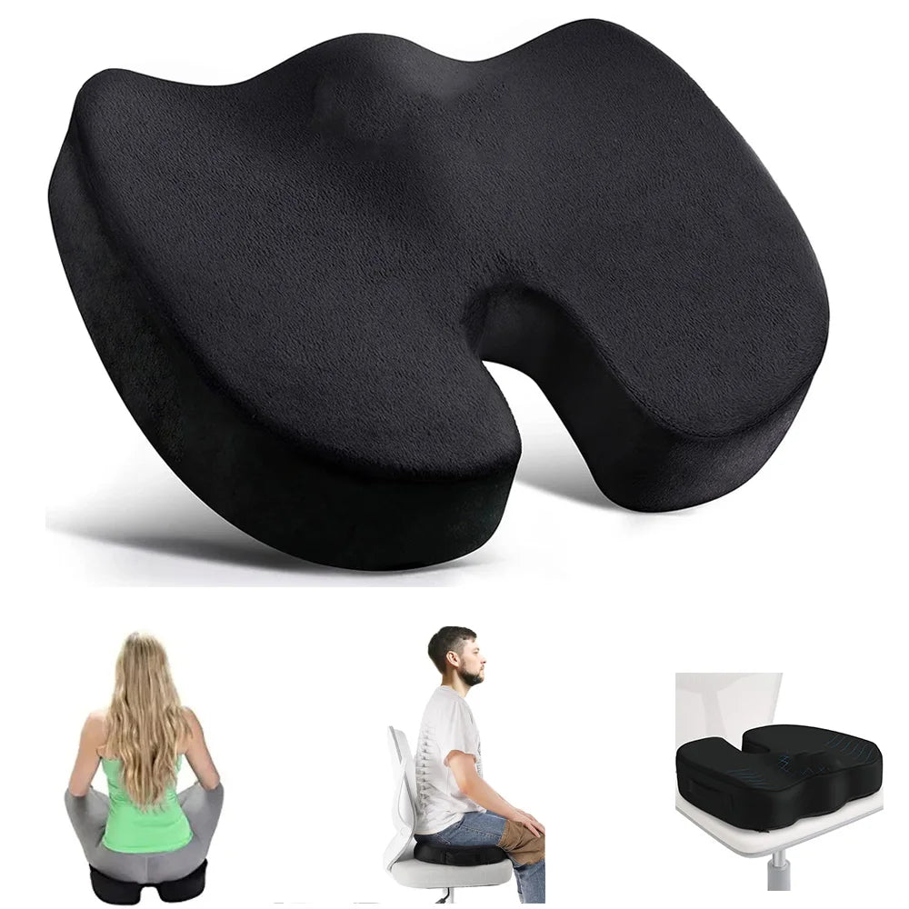 SMOVO™ Memory Foam Sitzkissen – Ergonomische Unterstützung für Auto, Büro & Zuhause