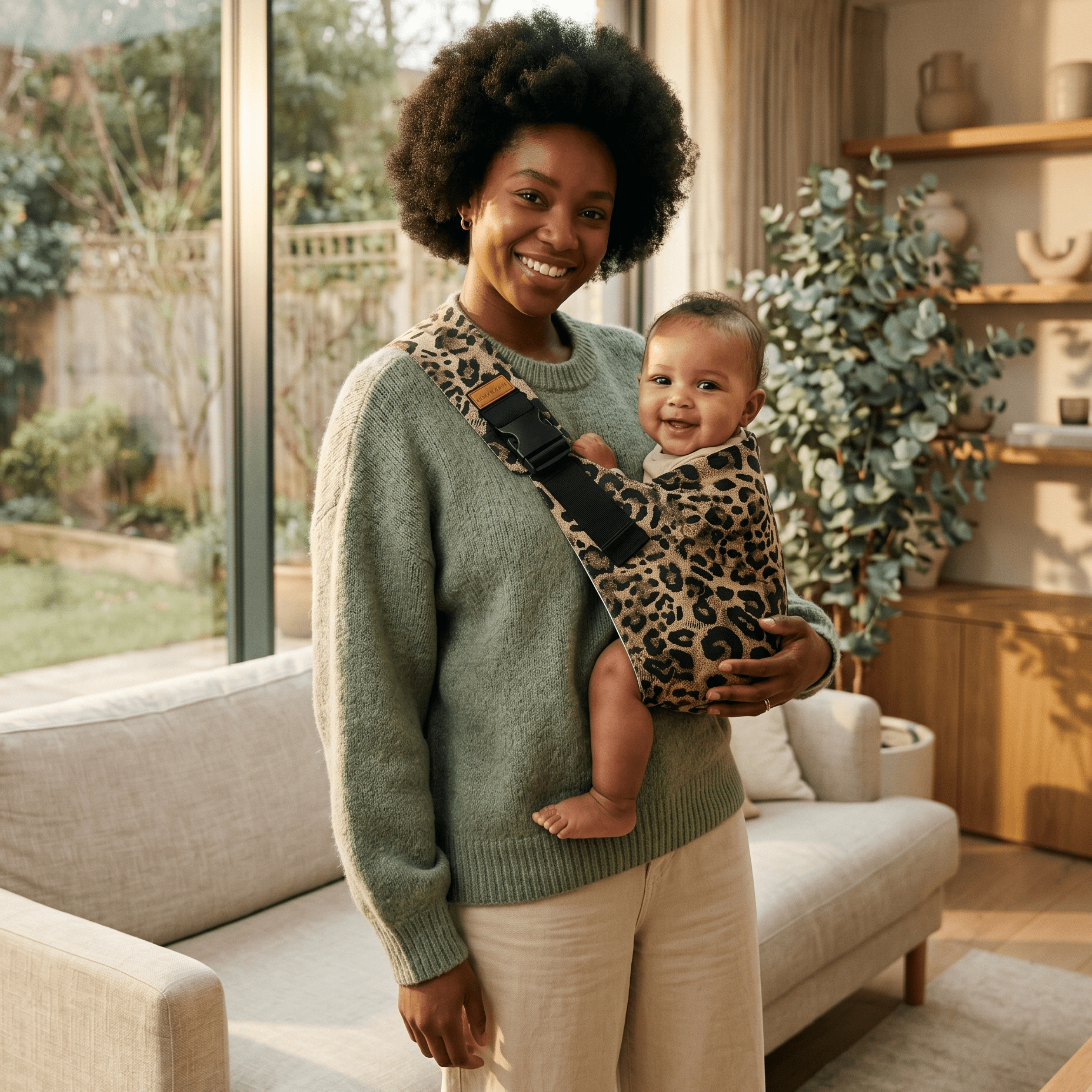 SMOVO Carry – Baby Tragetuch | Seitliche Babytrage